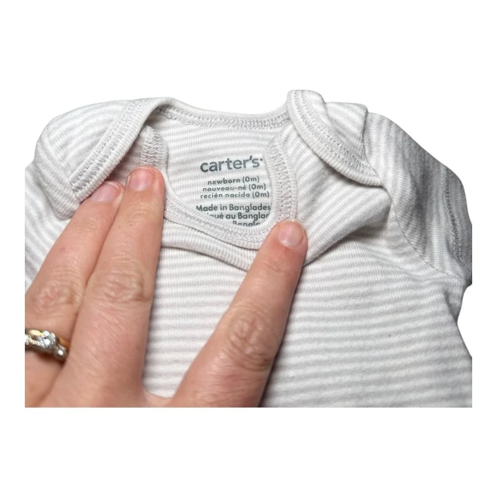 Cottagecore Carter's Bodysuit Set NB Newborn Multicolor Animal Cookies Clouds